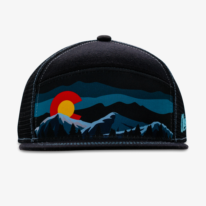 Colorado Mountain Night Time Camper Hat