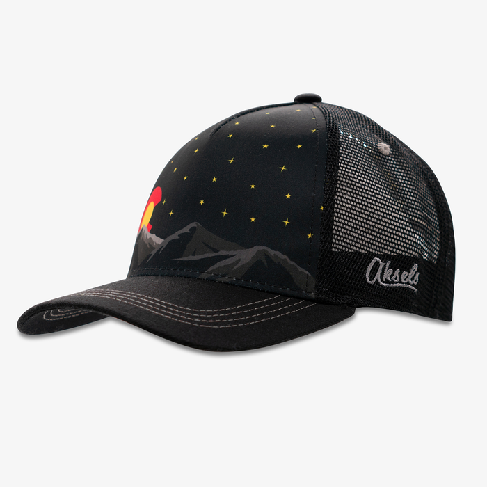 Low Pro Colorado Mountain Starry Night Snapback Hat