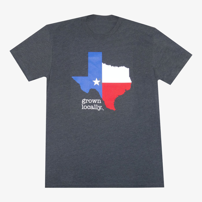 Aksels Grown Locally Texas T-Shirt - Charcoal