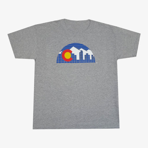 Aksels Youth Denver Skyline T-Shirt - Grey