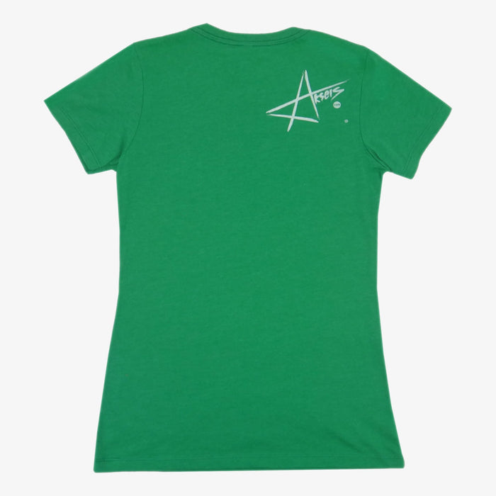 Aksels Women's Seattle Skyline T-Shirt - Green