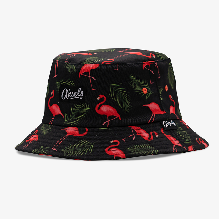 Flamingo Short Brim Bucket Hat