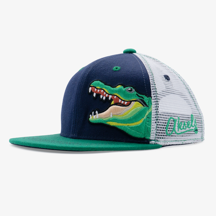 Kids Alligator Flatbill Snapback Hat