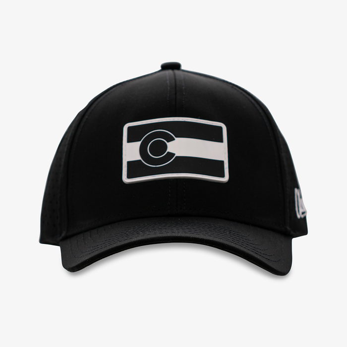 Colorado Flag Curved Waterproof Snapback Hat