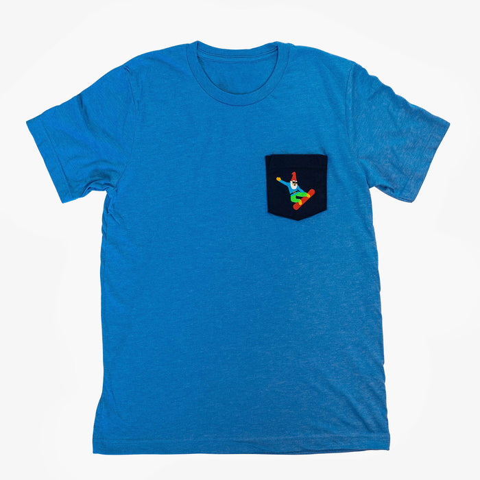 Gnome Snowboarder T-Shirt - Royal