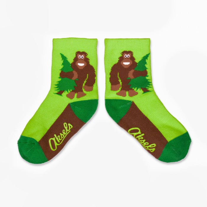 Kids Bigfoot Tree Hugger Socks