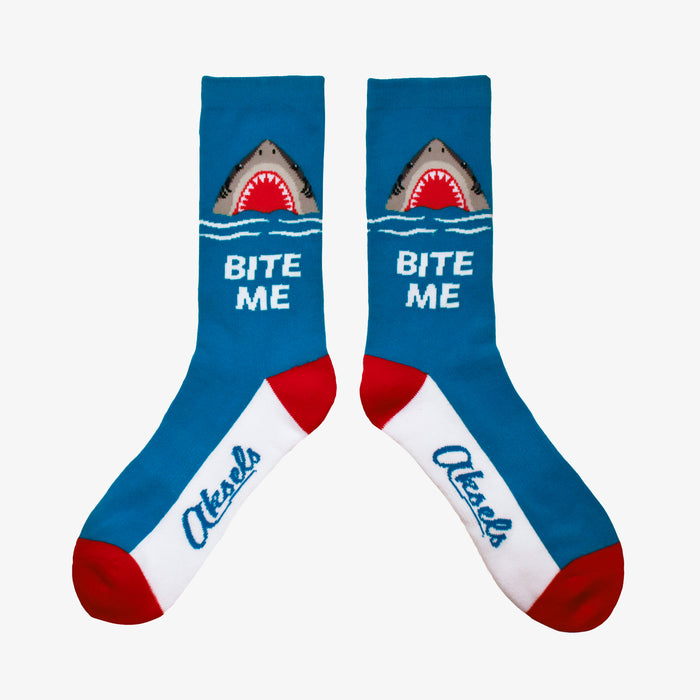 Bite Me Shark Men's & Women's Crew Socks