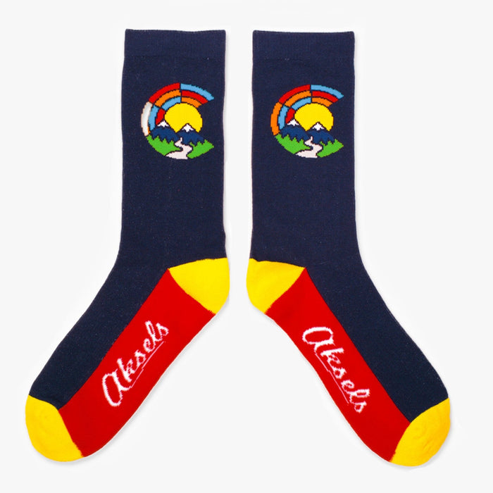 C Mountain River Men's & Women's Crew Socks