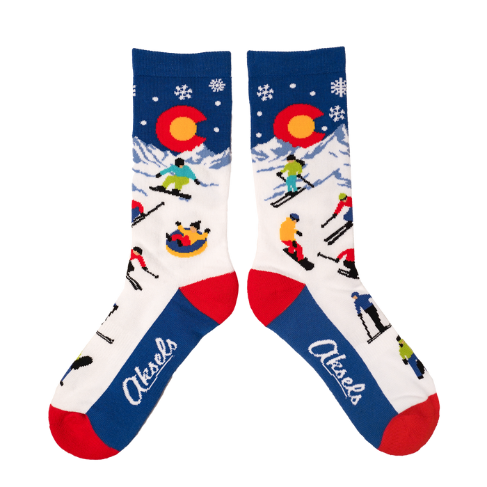 Colorado Mountain Shredders Men's & Women's Crew Socks