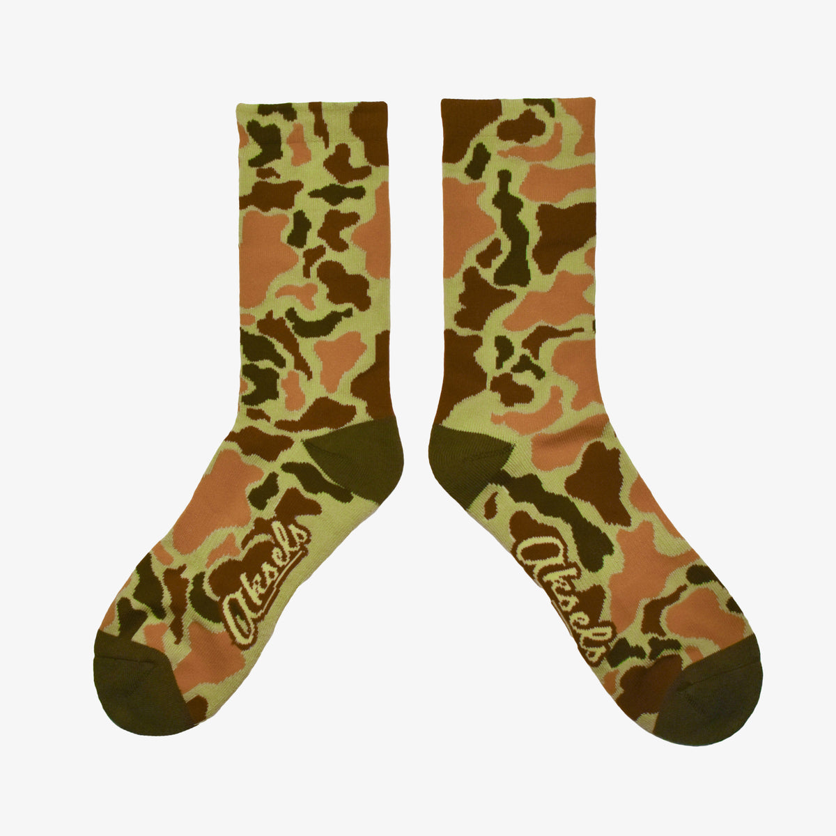 Adult Duck Camo Socks | Mens & Womens Crew Cotton Socks | Size 16+