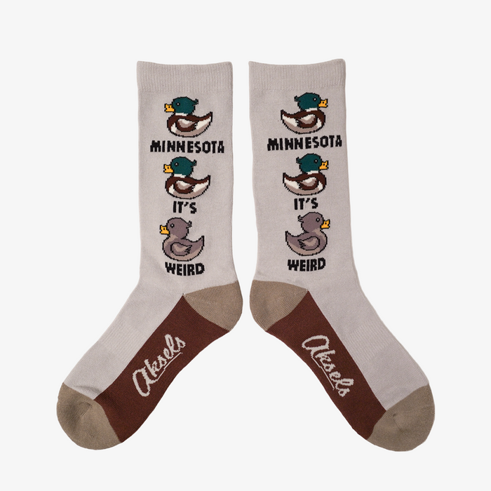 Minnesota It's Weird Ducky Men's & Women's Crew Socks