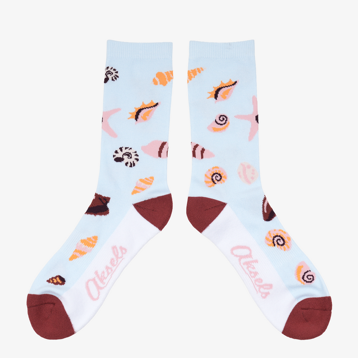 Recurve Seashell Men's & Women's Crew Socks