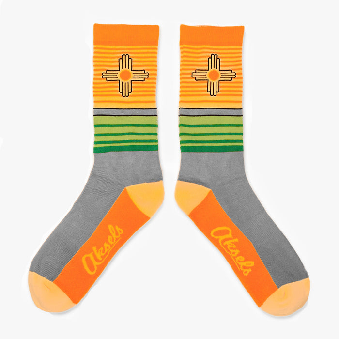 Stripescape Pastel New Mexico Men's & Women's Crew Socks