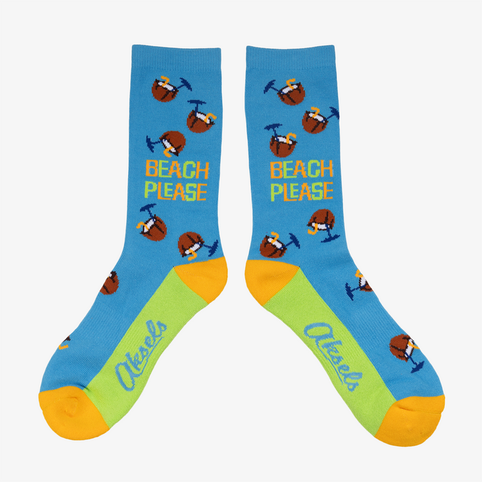 Tipsy Coconut Beach Please Men's & Women's Crew Socks