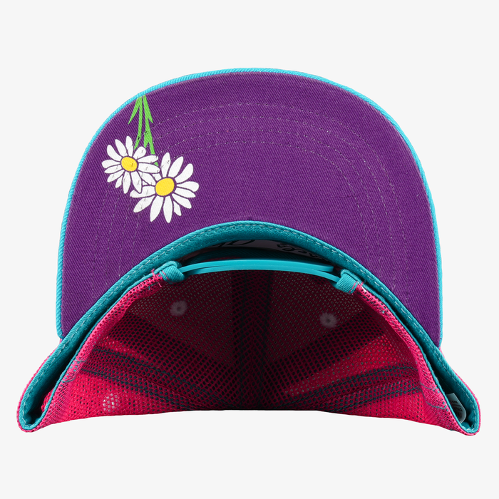 Kids Butterfly Flat Bill Snapback Hat