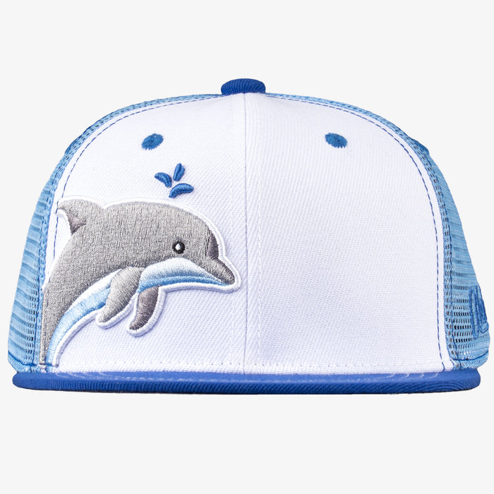 Kids Dolphin Flatbill Snapback Hat