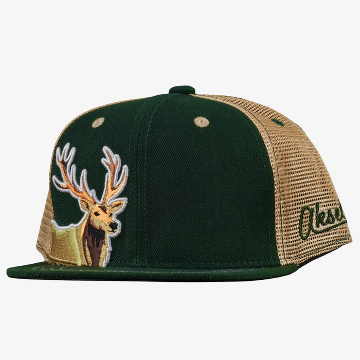 Kids Elk Flat Bill Snapback Hat