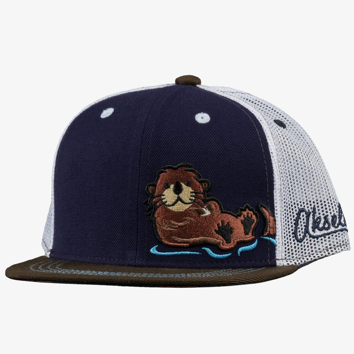 Kids Otter Flat Bill Snapback Hat