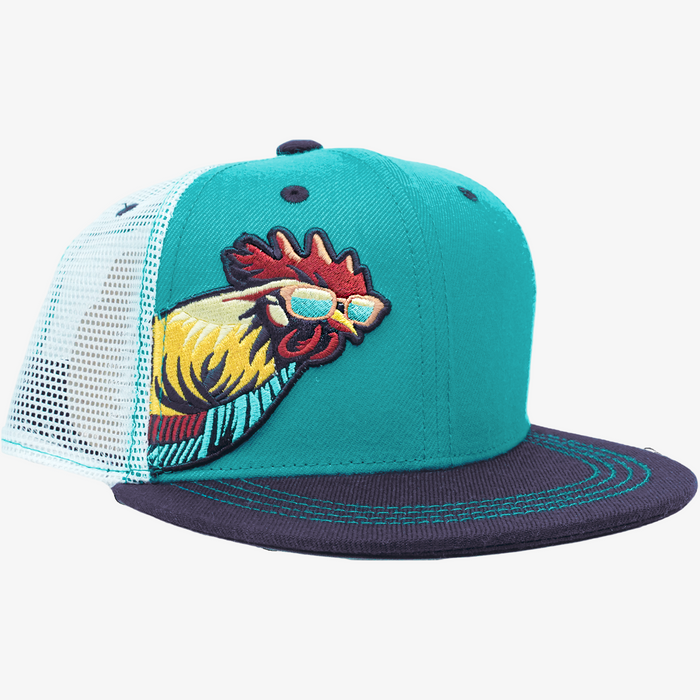 Kids Pretty Fly Rooster Flatbill Snapback Hat