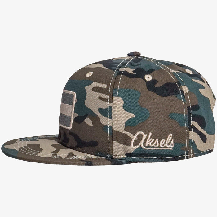 Stealthy Stomper Colorado Flag Camo Flatbill Snapback Hat