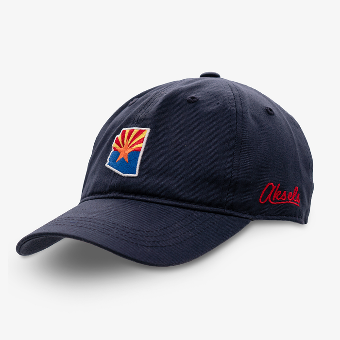 Arizona Outline Curved Strapback Hat