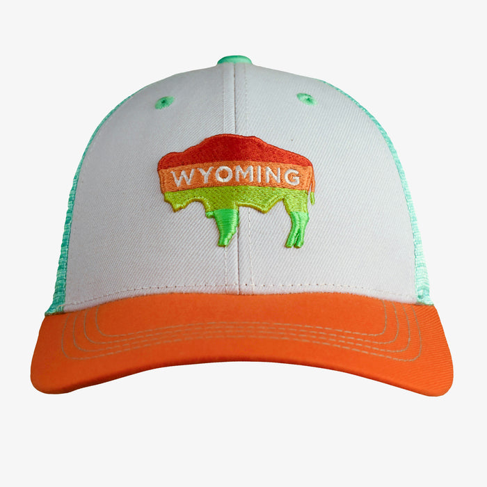 Low Pro Buffalo Horizons Wyoming Snapback Hat