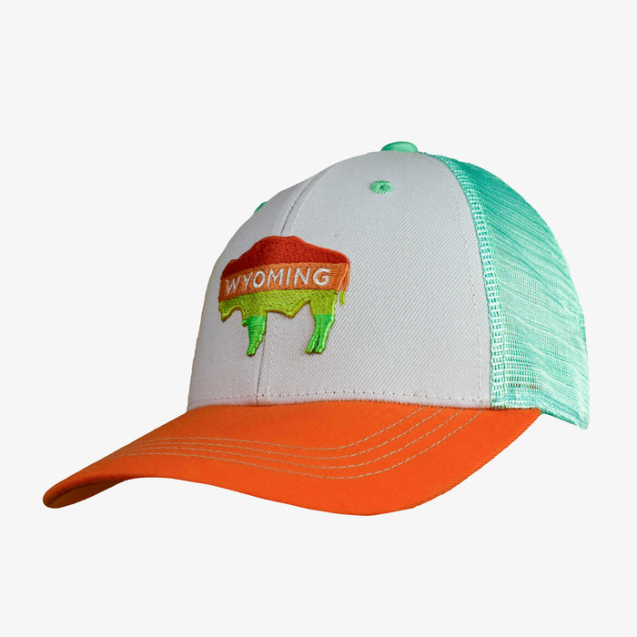 Low Pro Buffalo Horizons Wyoming Snapback Hat