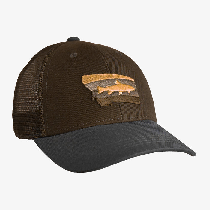 Low Pro Montana Horizons Fish Snapback Hat