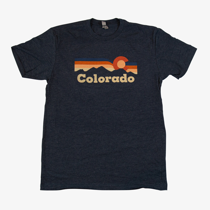 Colorado Striped Mountain T-Shirt