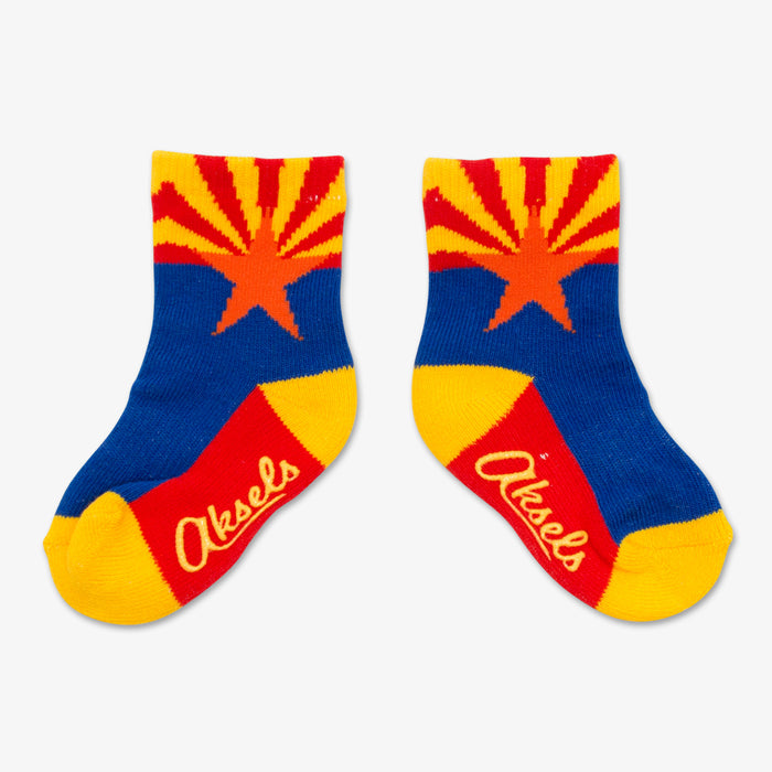 Toddler Arizona Flag Socks