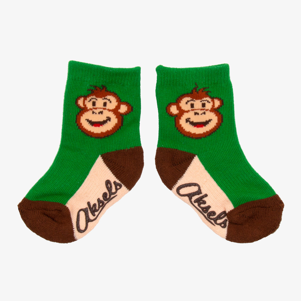Baby & Toddler Monkey Socks, Boys and Girls Socks