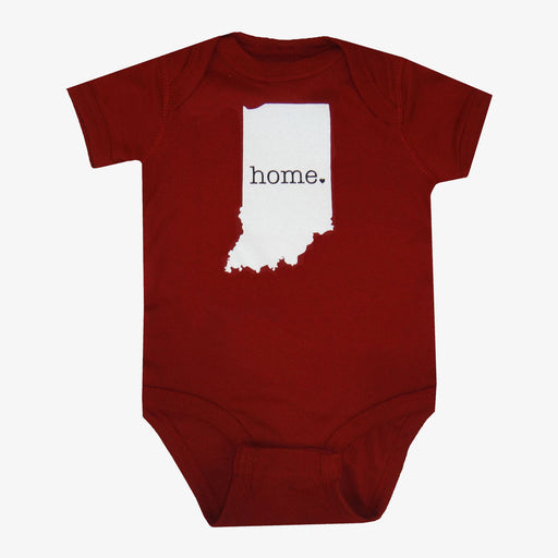 Indiana Home Onesie - Maroon