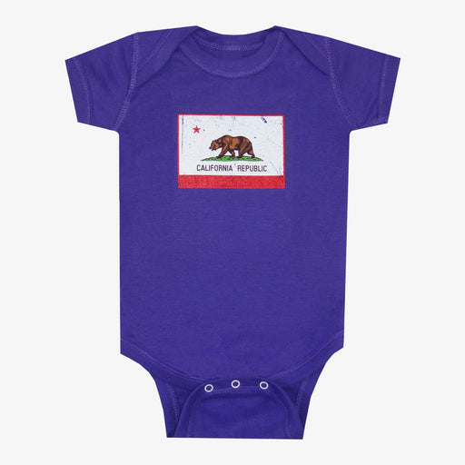 California Flag Onesie - Purple