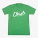 Aksels Aksels Cursive Logo T-Shirt - Green