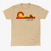 Colorado Western Sunset T-Shirt Tan