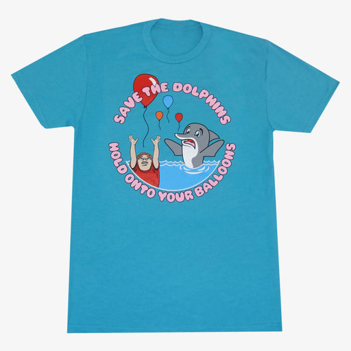 Aksels Save the Dolphins T-Shirt - Aqua