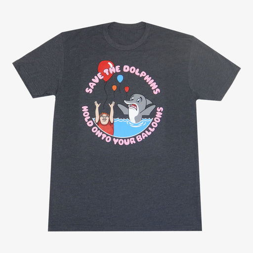 Aksels Save the Dolphins T-Shirt - Charcoal