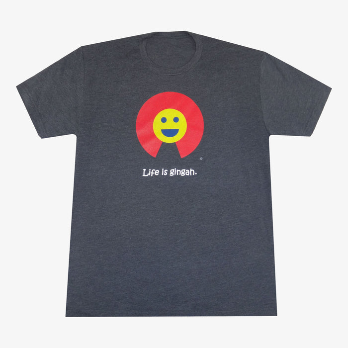 Colorado Gingah T-Shirt - Charcoal