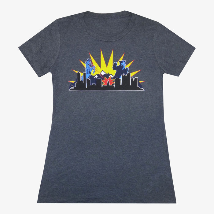 Women's Denver Battle T-Shirt - Charcoal