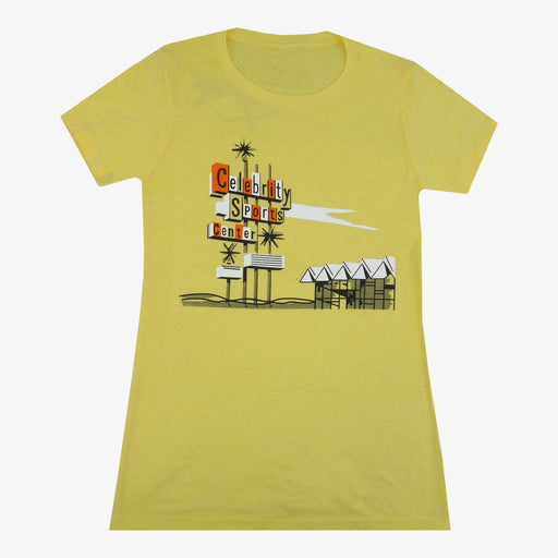 Women's Celebrity Sports T-Shirt - Yellow
