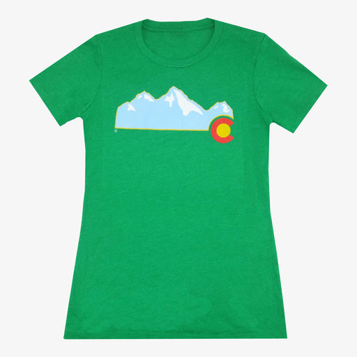 Women's Colorado Mountain T-Shirt - Green