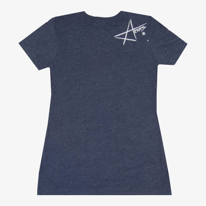 Aksels Women's Born Locally Tennessee T-Shirt - Navy