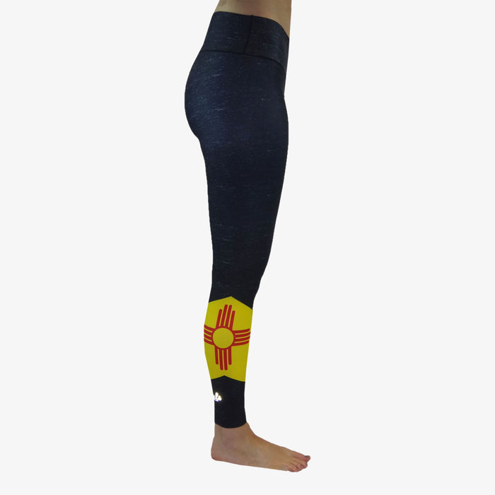 Women's New Mexico Zia Yoga Pant - Heather Gray/Yellow
