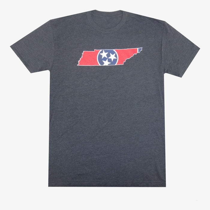 Aksels Tennessee State Flag T-Shirt - Charcoal
