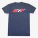 Aksels Tennessee State Flag T-Shirt - Navy