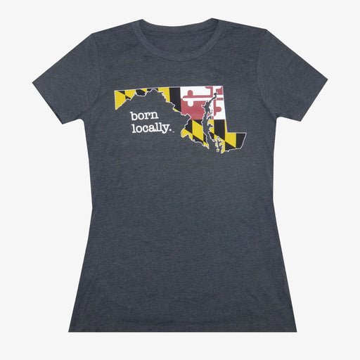 Aksels Women's Born Locally Maryland T-Shirt