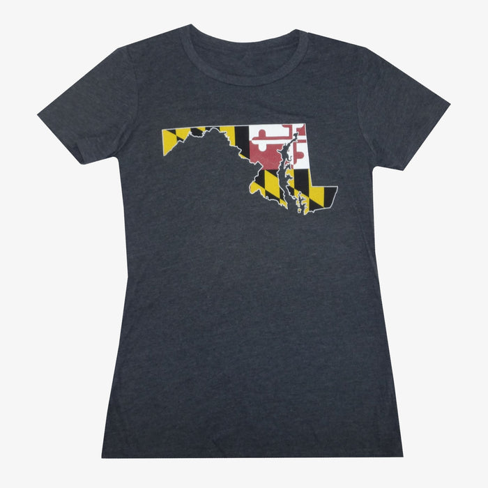 Aksels Women's Maryland Flag T-Shirt