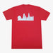 Aksels Chicago Skyline T-Shirt - Red