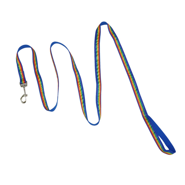 Aksels Rainbow Dog Leash & Collar Combo