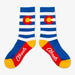 Aksels Youth Striped Colorado Flag Socks